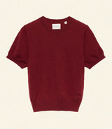 COLOMBE CASHMERE TOP -- MALBEC