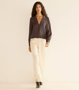 JULIANA TOP -- CARDINALE FOULARD